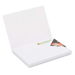 Set van 100 witte plakbriefjes, op maat gemaakt in de EU kleur wit vijfde weergave