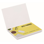 Set van 100 witte plakbriefjes, op maat gemaakt in de EU kleur wit