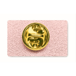 Op maat gemaakte rechthoekige ijzeren pin om te personaliseren kleur rose gold derde weergave