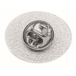 Op maat gemaakte ovale metalen pin om in kleur te personaliseren kleur zilver derde weergave