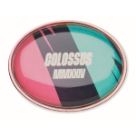 Op maat gemaakte ovale metalen pin om in kleur te personaliseren kleur rose gold
