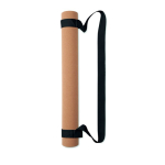 Op maat gemaakte yogamat van kurk en rubber kleur wit vijfde weergave