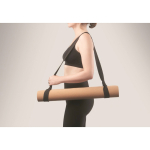 Op maat gemaakte yogamat van kurk en rubber kleur wit