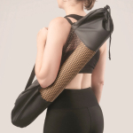 Op maat gemaakte yogamat van kurk en rubber kleur wit