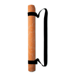 Op maat gemaakte yogamat van PU en kokosrubber kleur oranje vijfde weergave
