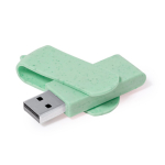 USB-stick in verschillende kleuren met bijpassende draaibare clip tweede weergave