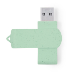 USB-stick in verschillende kleuren met bijpassende draaibare clip derde weergave