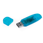 USB-stick van stevig, doorschijnend ABS met afsluitdop tweede weergave