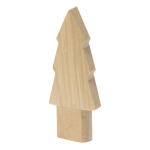 Houten USB met grenen look en afsluitdop tweede weergave