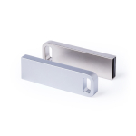 Metalen USB, minimalistisch, ideaal voor sleutelhanger kleur zilver vijfde weergave