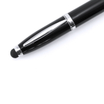Metalen USB-pen met draaimechanisme en blauwe inkt kleur zwart vijfde weergave