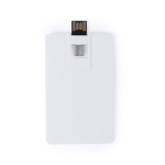 Dubbele USB-kaart, USB/type C, ultradun en inklapbaar kleur wit  negende weergave