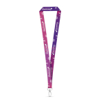 Polyester lanyard met ovale musketonhaak voor sublimatie diverse kleuren