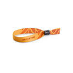 Polyester lanyard armband met veiligheidsluiting gemaakt in de EU diverse kleuren