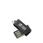 Mini aluminium USB met draaimechanisme met afdrukgebied