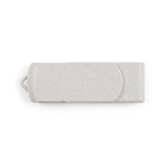 USB van tarwestro met beschermende draaibehuizing kleur naturel
