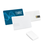 Volledig personaliseerbare USB-kaart kleur wit in doosje