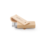 Draaibare USB van bamboe of esdoornhout kleur hout
