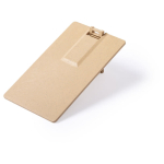 USB-kaart van gerecycled plastic met houtlook afwerking kleur naturel
