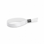 Polyster lanyard polsbandje met veiligheidsluiting voor sublimatie kleur wit