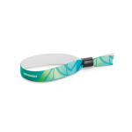 Polyster lanyard polsbandje met veiligheidsluiting voor sublimatie kleur wit