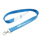 Sublimatie-lanyard in full colour, op maat gemaakt in Europa kleur wit