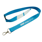 Full colour lanyard met veiligheidsluiting, op maat gemaakt kleur wit