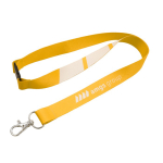 Full colour lanyard met veiligheidsluiting, op maat gemaakt kleur wit