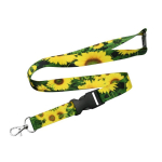 Lanyard met gesp en veiligheidssluiting custom made kleur wit