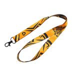 RPET-lanyard in full colour, op maat gemaakt, gemaakt in Europa kleur wit