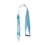 Custom made full colour lanyard met veiligheidssluiting kleur wit hoofdweergave