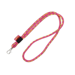 Tubulaire lanyard full colour bedrukt, custom made in Europa kleur wit