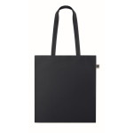 Fairtrade katoenen tas met lange hengsels in diverse kleuren 180g/m2