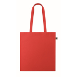 Fairtrade katoenen tas met lange hengsels in diverse kleuren 180g/m2