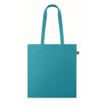 Fairtrade katoenen tas met lange hengsels in diverse kleuren 180g/m2