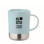  kleur lichtblauw weergave met bedrukking