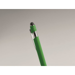 Gerecyclede aluminium pen met rubberen afwerking blauwe inkt foto bekijken vierde weergave