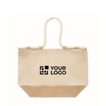  kleur beige weergave met bedrukking