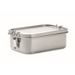 Lunchbox van gerecycled roestvrij staal met zijsluiting 750 ml