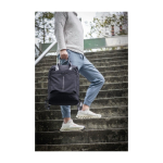 Weekendrugzak van nylon met laptophoes 16” BrandCharger achtste weergave