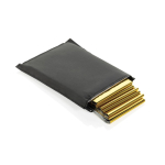 Herbruikbare waterdichte nooddeken met RPET-hoes kleur zwart