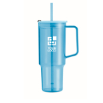  kleur doorzichtig lichtblauw weergave met bedrukking