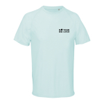  kleur gewassen blauw weergave met bedrukking