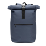 Rolltop-rugzak voor laptop van synthetisch leer 15 L 16” kleur blauw eerste weergave