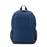 Ecologische laptoprugzak met mesh rugpaneel 15” kleur blauw eerste weergave