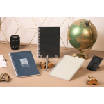 A5-notitieboek van gerecycled papier met flexibele kaft, gelinieerde pagina’s luxe weergave