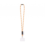 Tubulaire lanyard, gemaakt in Europa, met standaard karabijnhaak