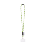 Tubulaire lanyard, gemaakt in Europa, met standaard karabijnhaak