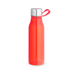 Glanzende eco-transparante fles met lekvrije dop 590 ml kleur rood eerste weergave