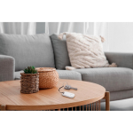 Bluetooth sleutelhangertracker van gerecycled kunststof 25 m luxe weergave